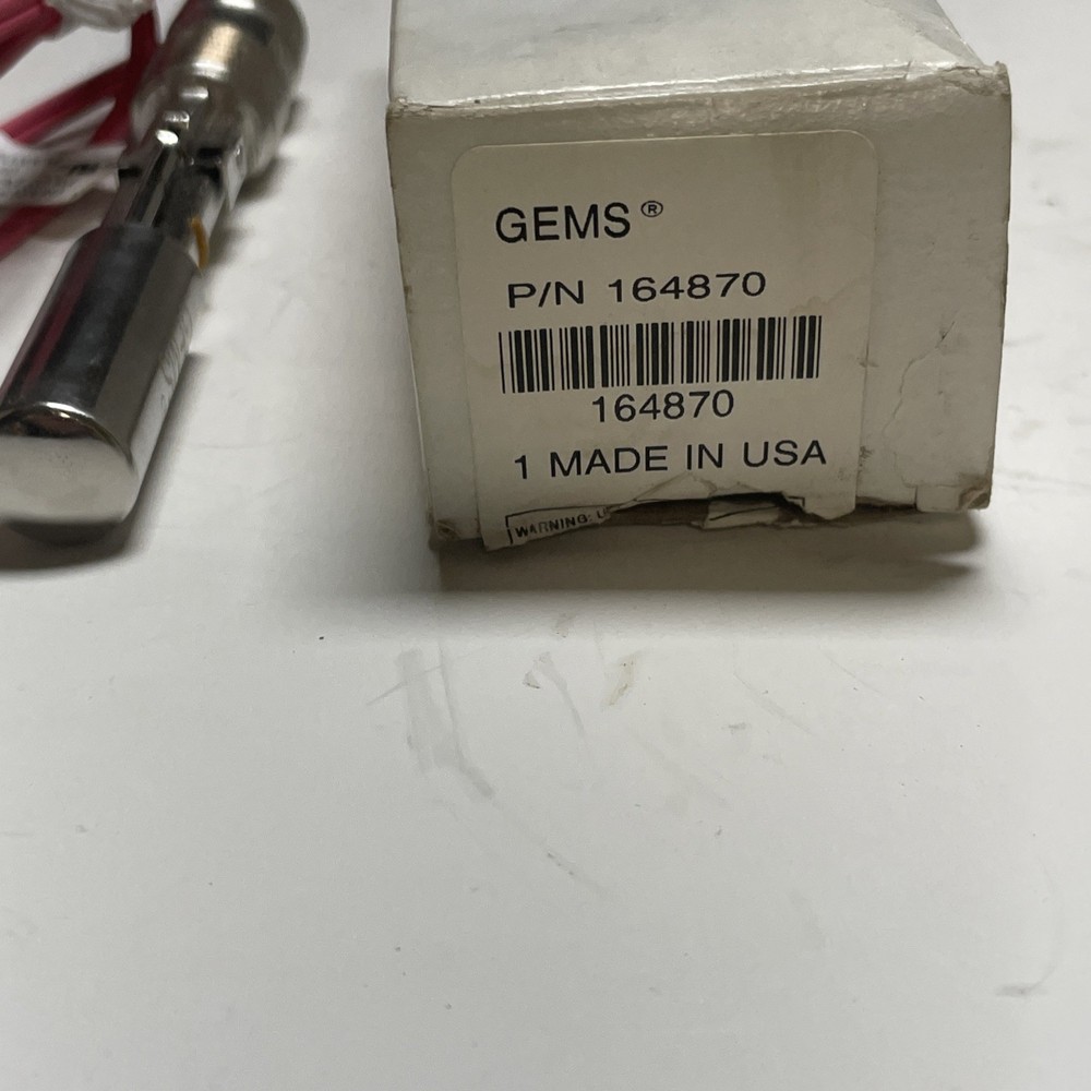 164870 Gems Float Switch, 316 Stainless Steel