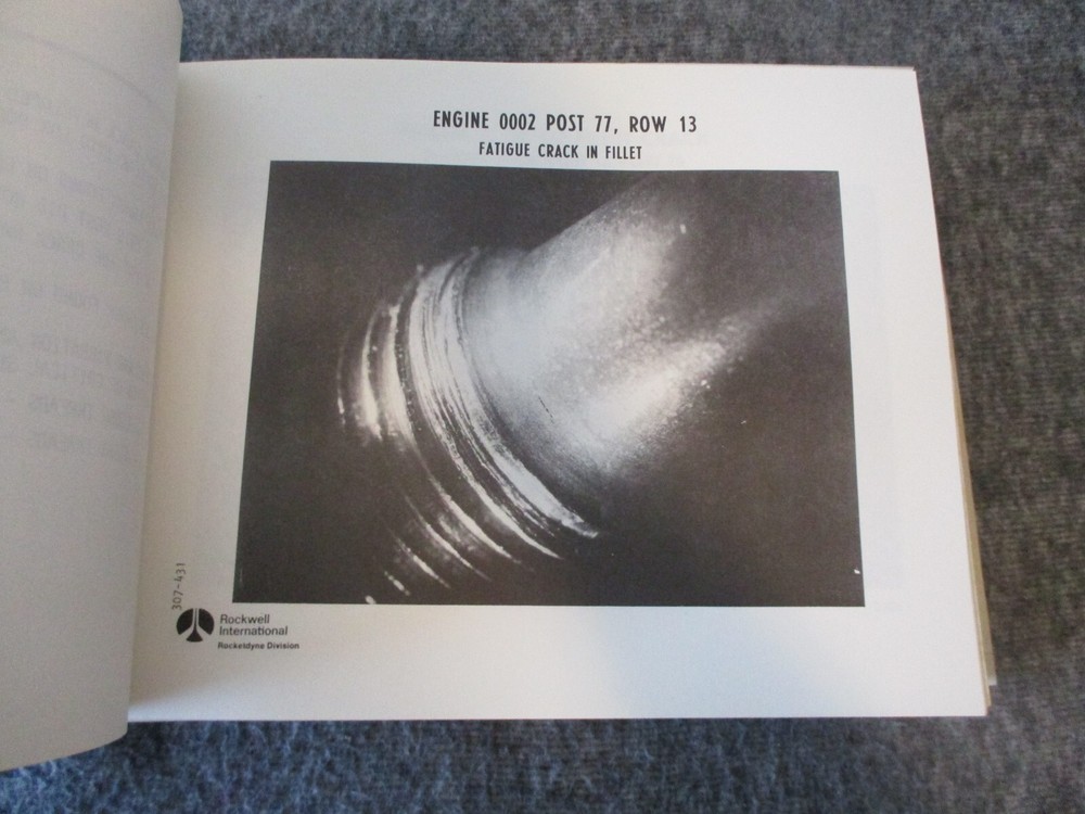 NASA/ROCKETDYNE SPACE SHUTTLE SSME 1980 ENGINE DEVELOPMENT REVIEW+BOOKLET