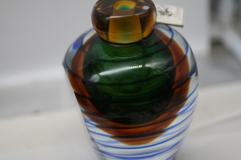 Murano Glassware Art Glass Perfume Bottle GA