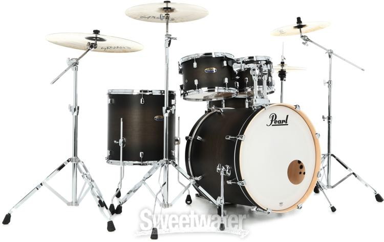 Pearl Decade Maple 5-piece Shell Pack - 22" Kick - Satin Blackburst