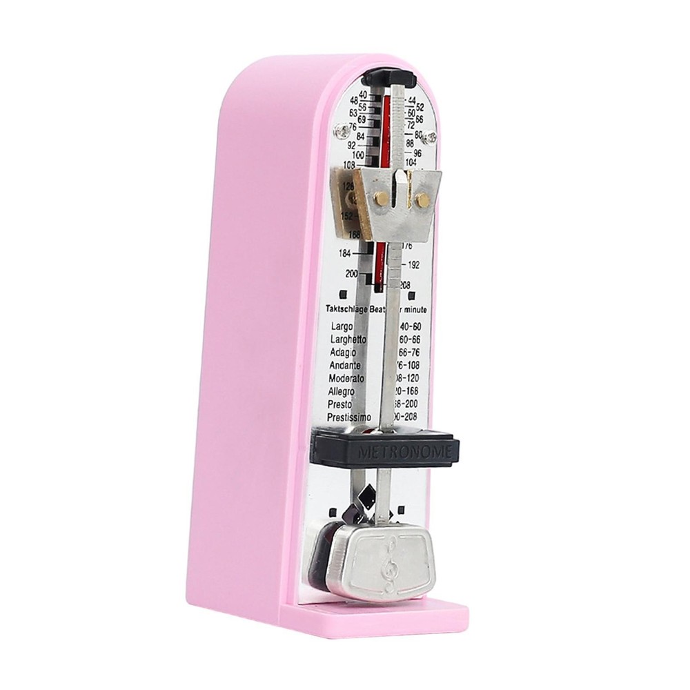 Mechanical Metronome Practical Professional Metronome Pink