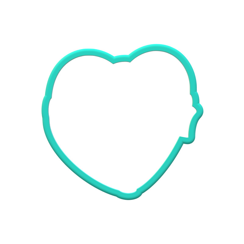 Heart with Bow Cookie Cutters