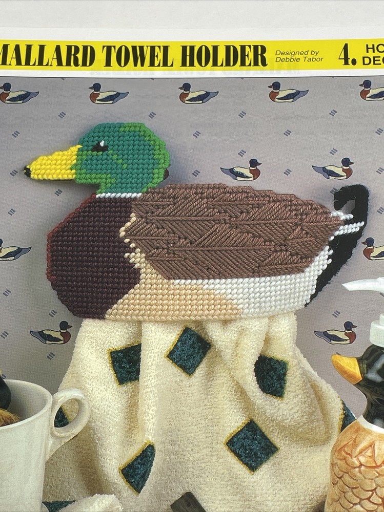 Mallard Towel Holder Annie's Attic Plastic Canvas Pattern