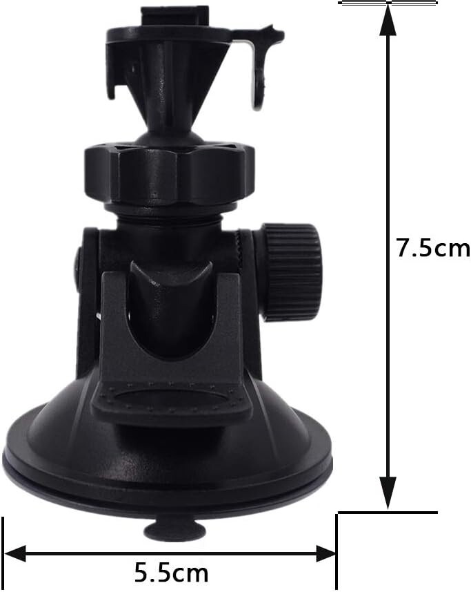 Dash Camera Suction Mount Cup Holder Vehicle Video Recorder Windshield Dashboard