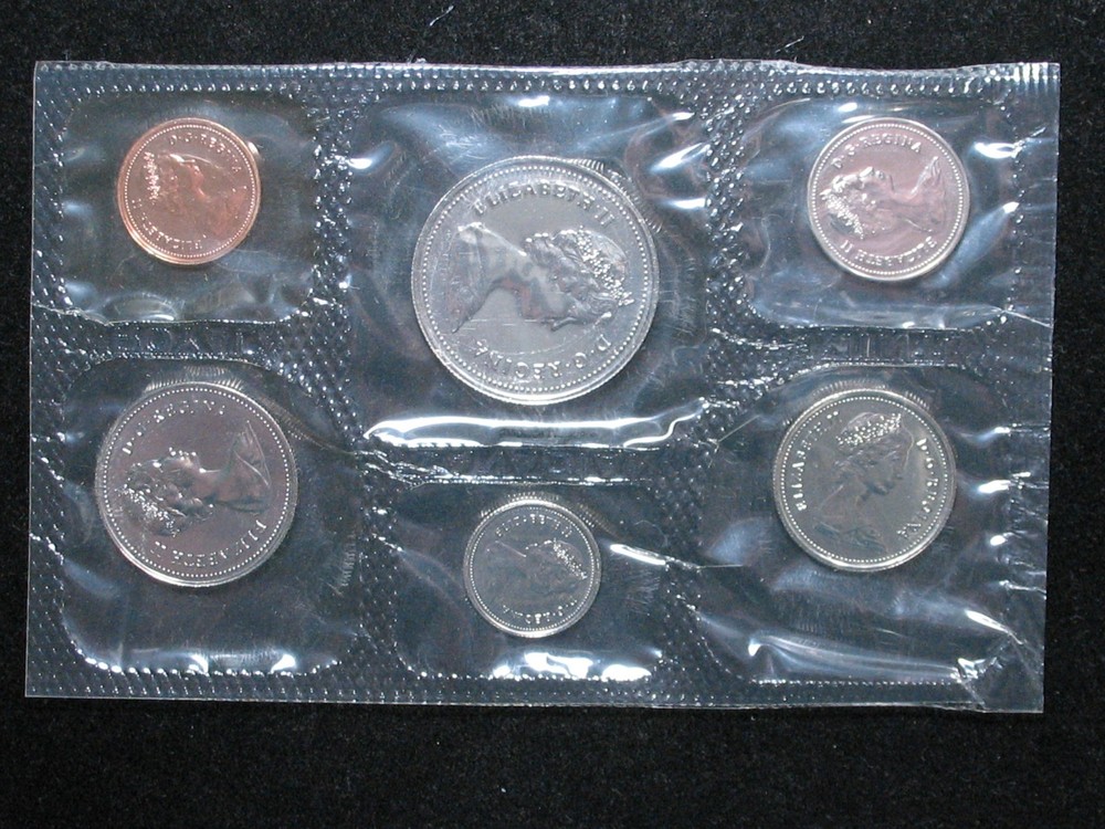 1981 CANADA PROOFLIKE MINT SET * WITH ORIGINAL MINT PACKAGING *