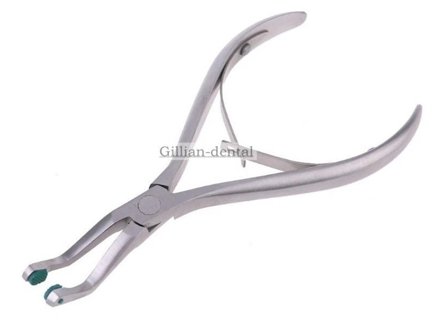 1Pc Dental Crown Remover Pliers Temporary Teeth Crown Remover Forceps Soft Pad