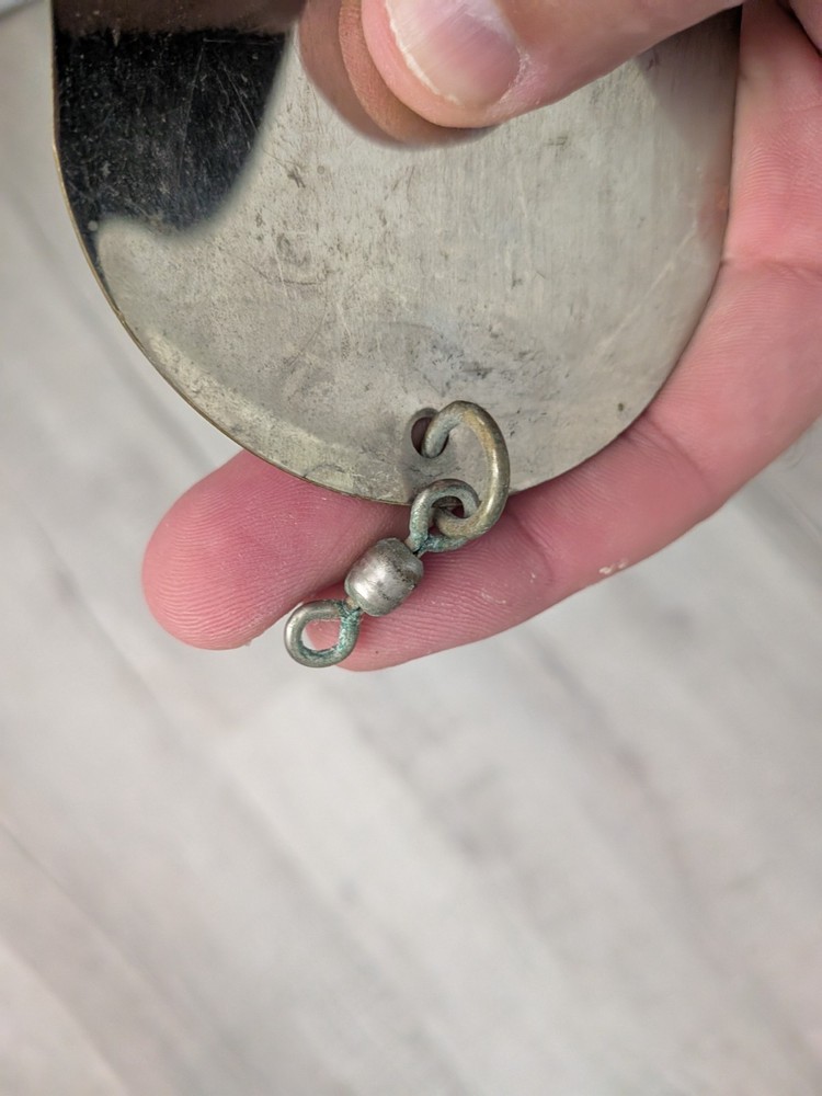Vintage Gibbs Herring Dodger Trolling Flasher Chrome