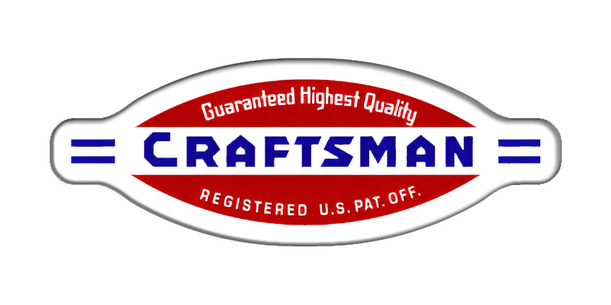 CRAFTSMAN TOOLS x 8 Vintage Sticker Decal