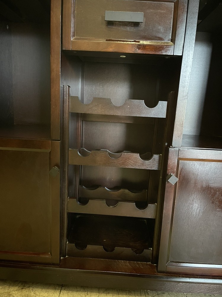 Bar Cabinet With Expandable Top