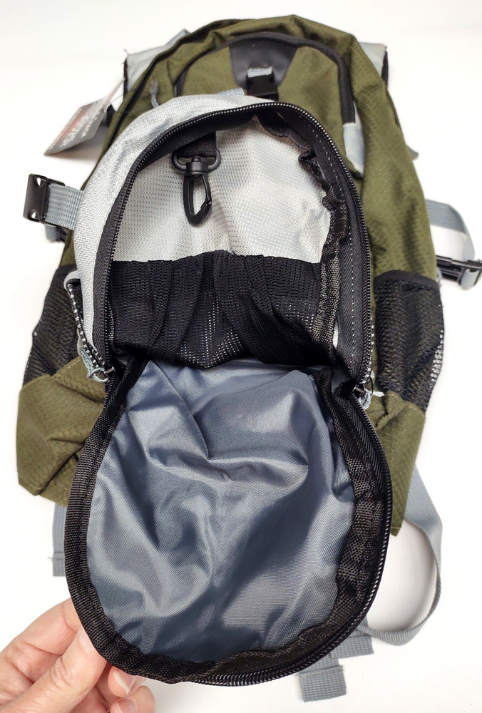 NWT Osage River Drake Hydration Pack Green Backpack~Missing Hydration Parts