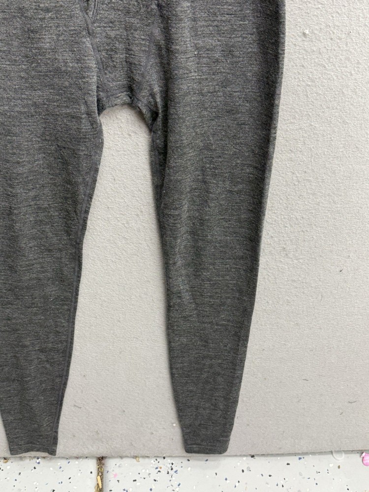 Terramar Woolskins Men's Base layer Bottoms Small Gray Merino Wool Blend Pull On