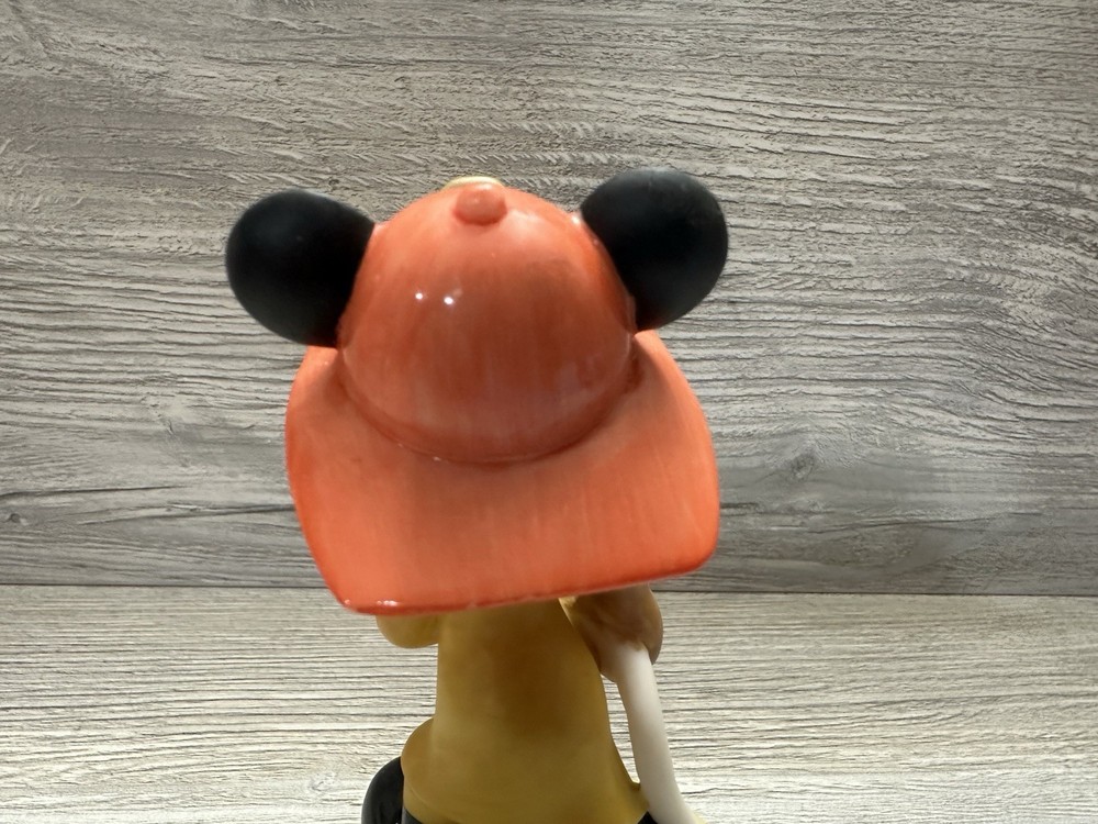 Walt Disney's Mickey Mouse - Fire Fighter Fireman Ceramic Figurine - 4"