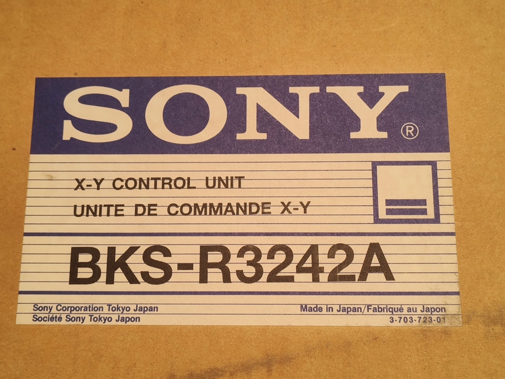 SONY BKS-R3242A, X-Y Control Unit