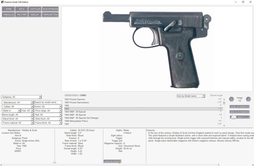 Firearms Guide 16th PRO Edition Flash Drive & Online Combo