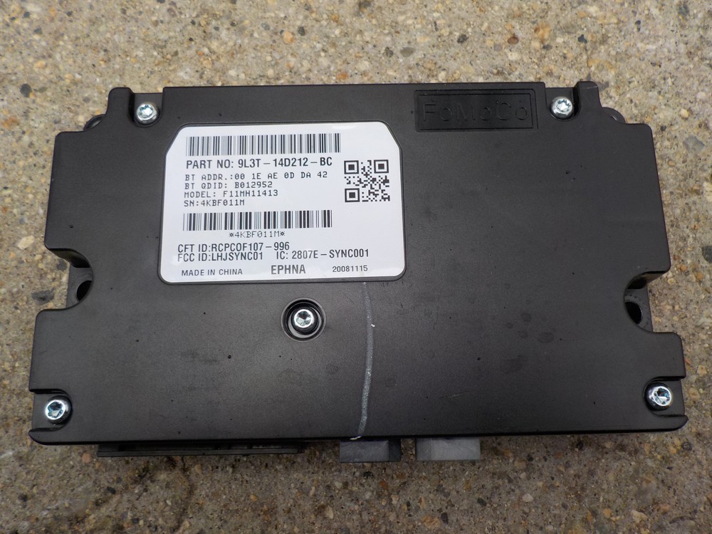 2009 2010 2011 2012 FORD FUSION COMMUNICATION CELL PHONE SYNC MODULE OEM