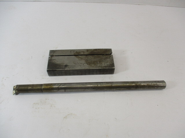 COMET # 1-A Threading Boring Bar 1/2" Shank 8" OAL & Rectangular Block Mount VGC