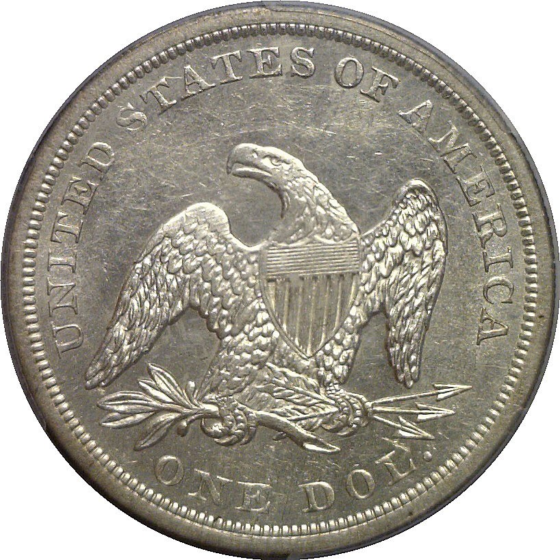 1842 Seated Liberty Dollar PCGS MS-62