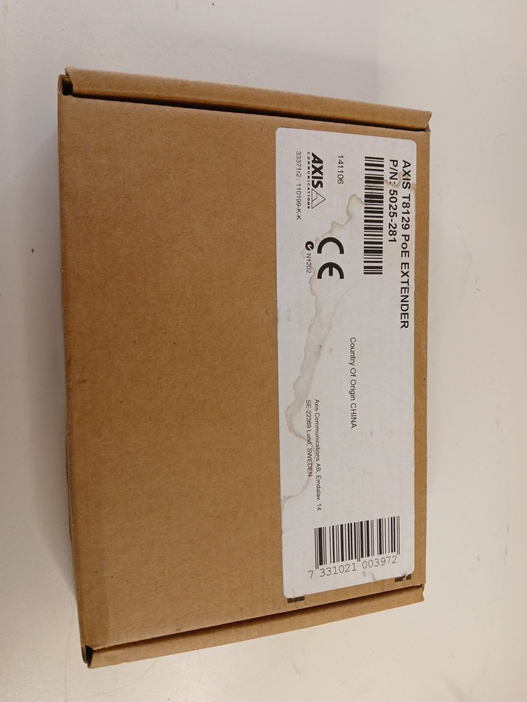 AXIS T8129 PoE Extender (5025-281) | NEW Open Box