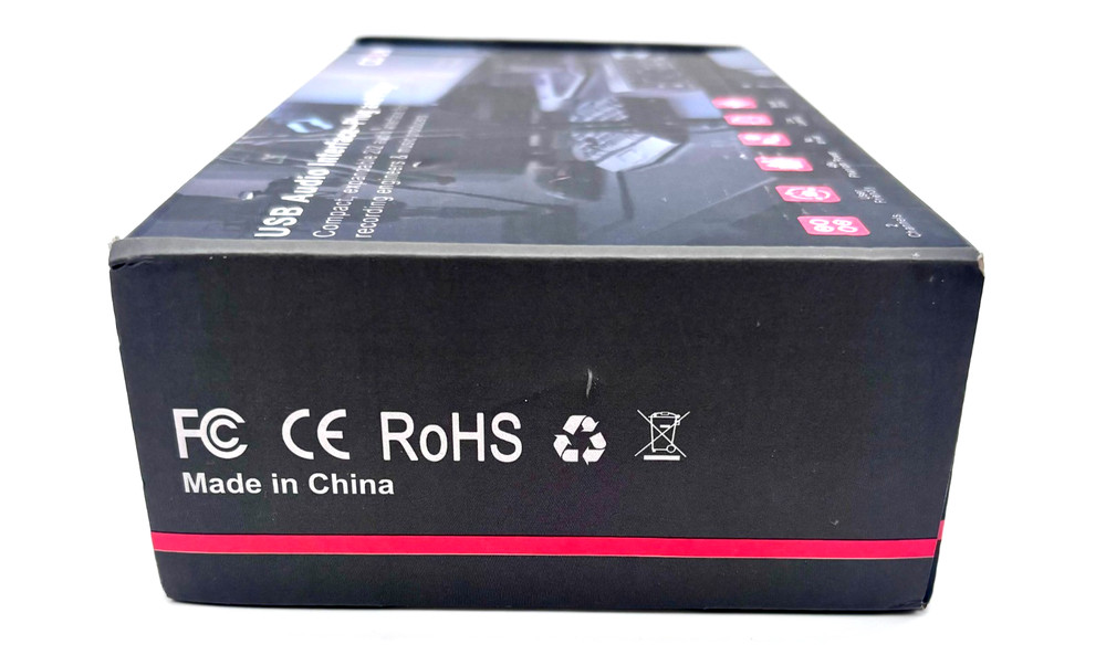 Cixun 2 Channels Low Latency USB Audio Interface: Plug And Play