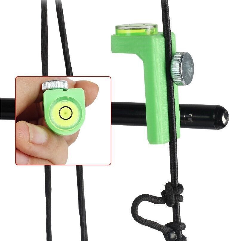 Compound Bow Archery String Level Combo Kit Nock Tuning Mounting Snap Hunting