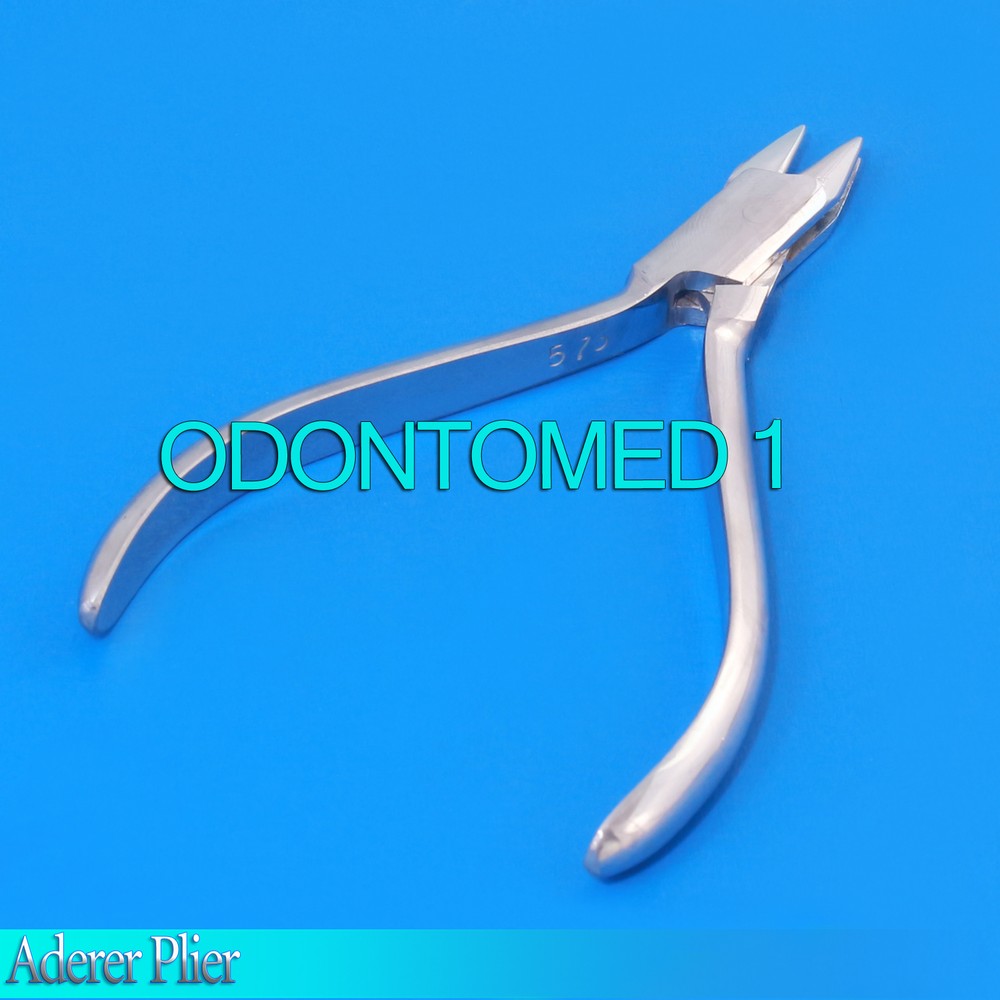 DENTAL ORTHODONTIC INSTRUMENT ADERER PLIER