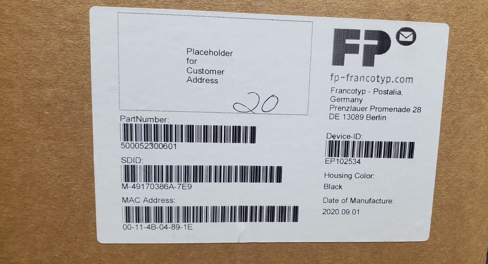 Francotyp Postalia PostBase EP102534 DF-Printer 4550102534