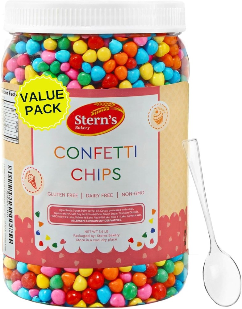 Rainbow Candy Coated Chocolate Chips | Cosmic Brownie Sprinkles | Mini