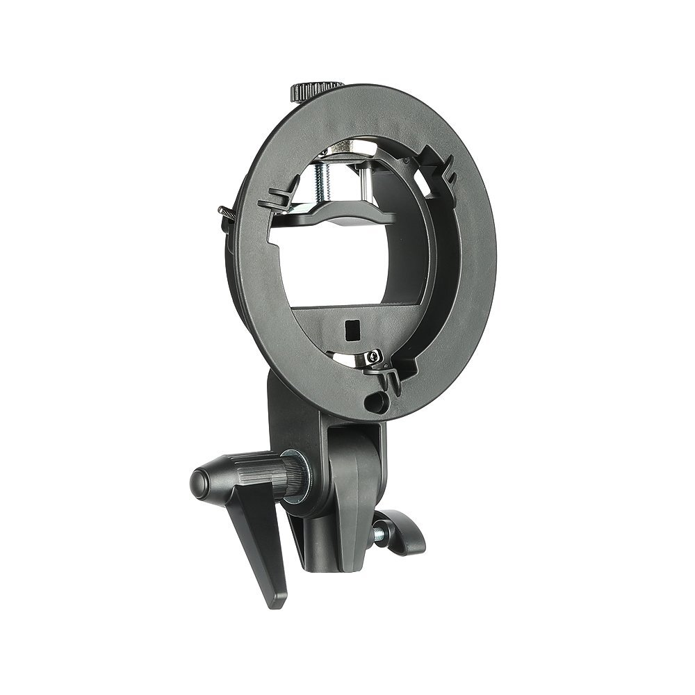 US S-Type Bowens Mount Flash Speedlite Bracket Softbox Holder PK Godox Bracket