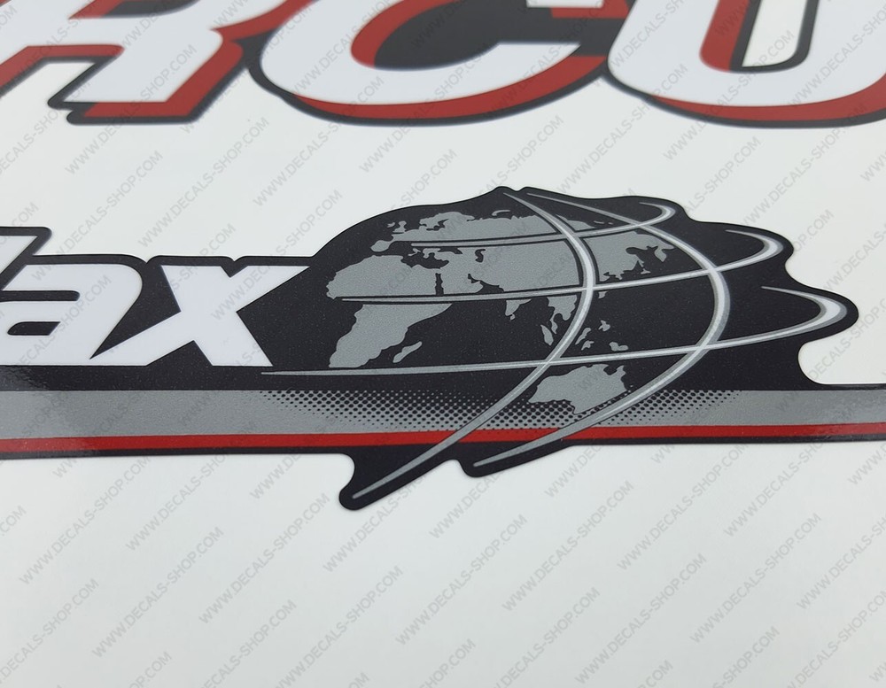 Mercury 75 hp Two Stroke Optimax DI 2006-2012 Set outboard engine decals sticker