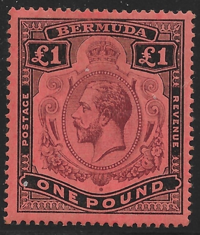 BERMUDA      SC54     SG55      MINT LIGHTLY HINGED
