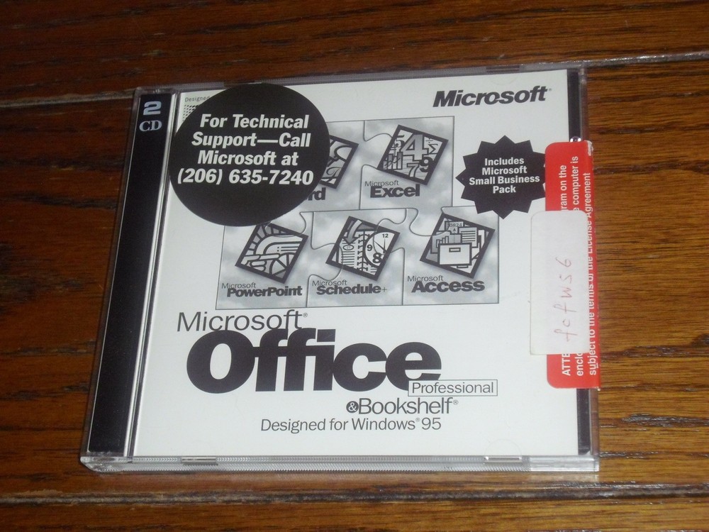 Microsoft Office Professional & Bookshelf for Windows 95