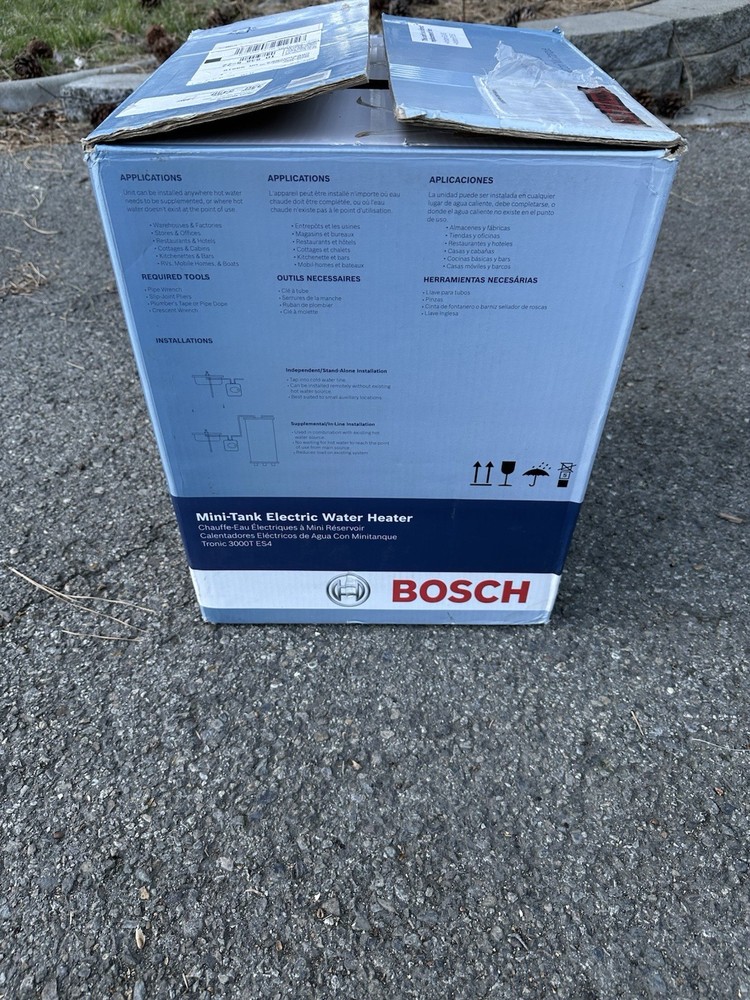 Bosch Electric Mini-Tank Water Heater Tronic 3000 T 4-Gallon (ES4) - Elimina...