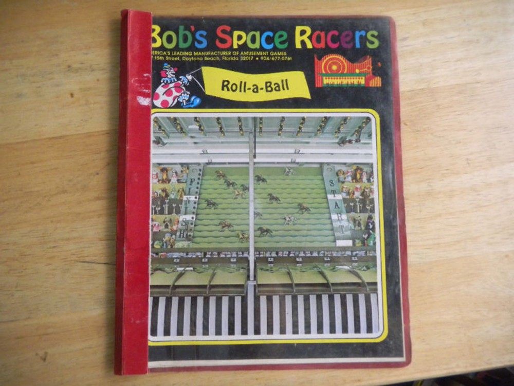 ROLL A BALL BOBS SPACE RANGERS  arcade game manual