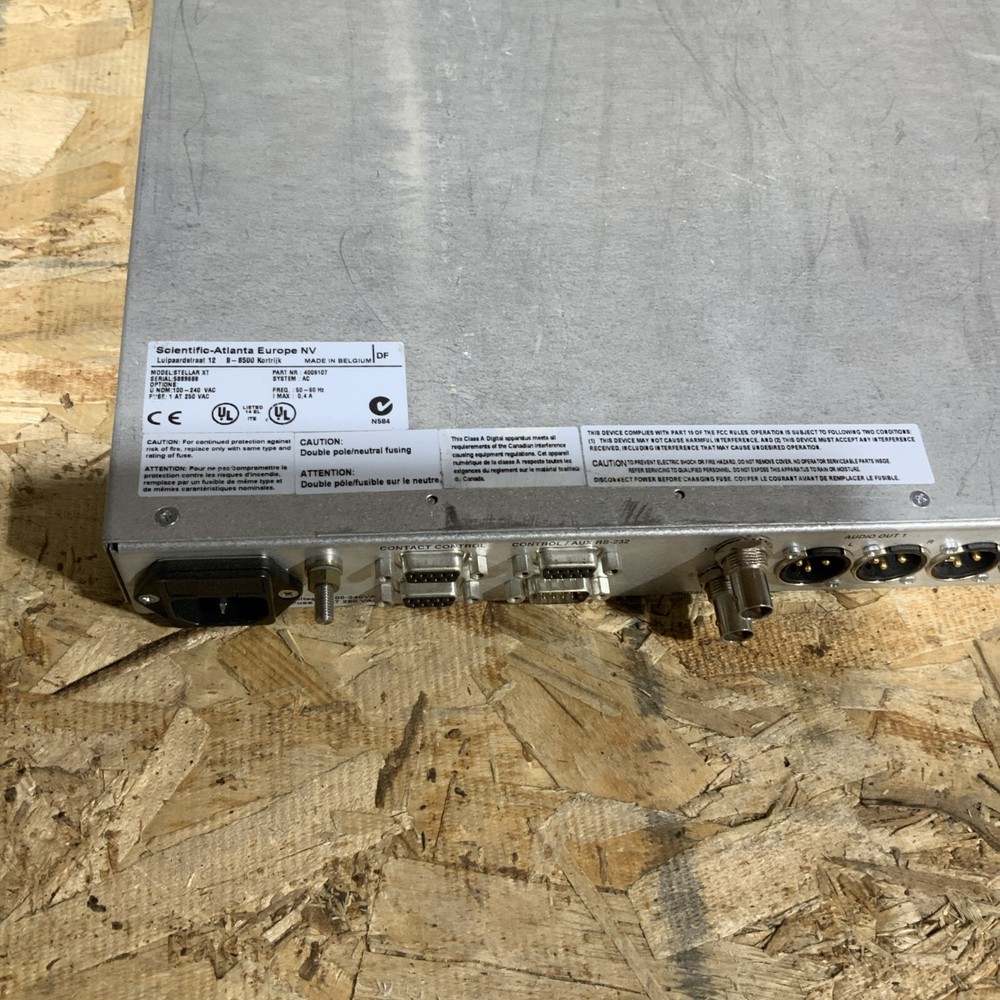 SCIENTIFIC ATLANTA Cisco STELLAR XT MPEG-2 DECODER