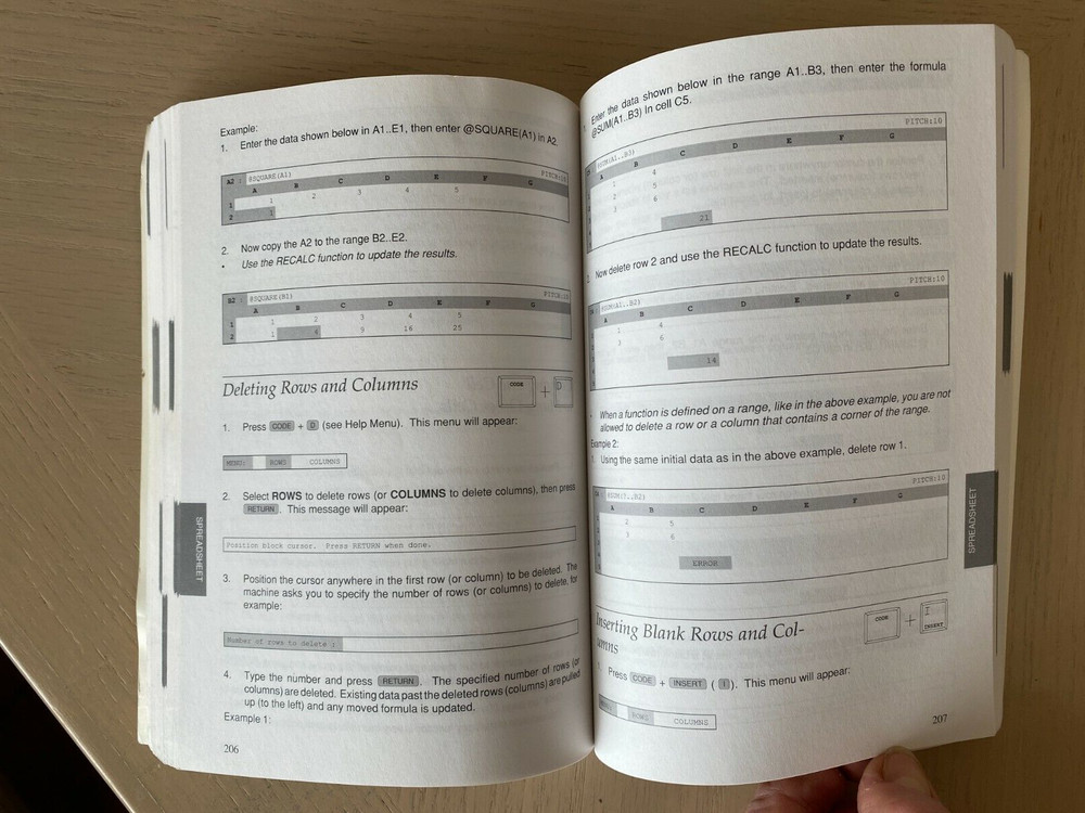 Brother LCD Word Processor Manual ms-dos instruction Guide circa 1994.