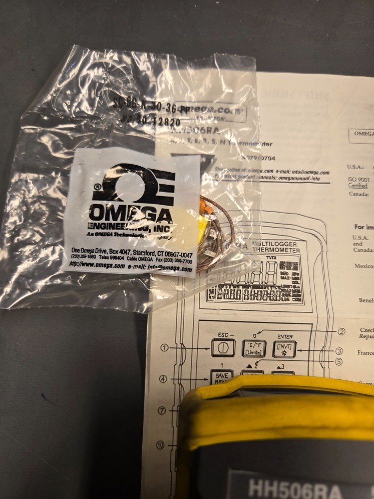 Omega HH506RA Multilogger Thermometer