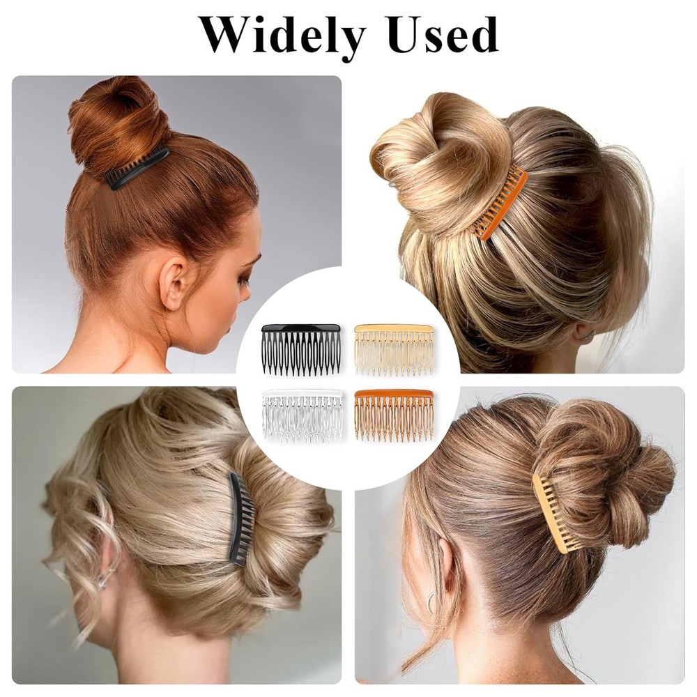12 black, transparent light brown, dark white