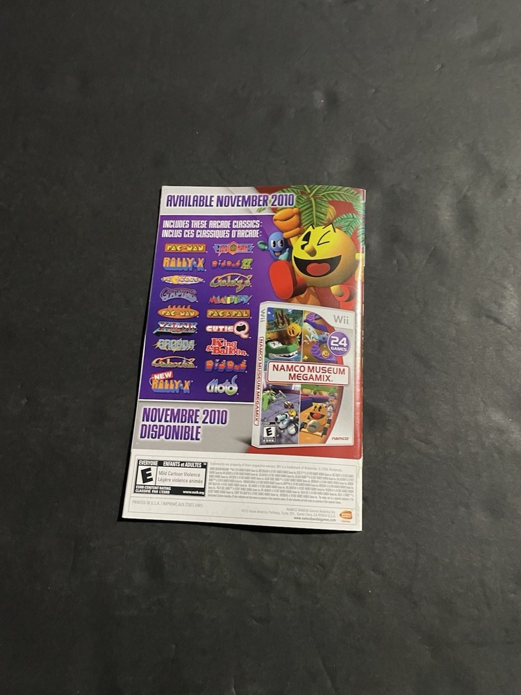 pac man party wii Manual only