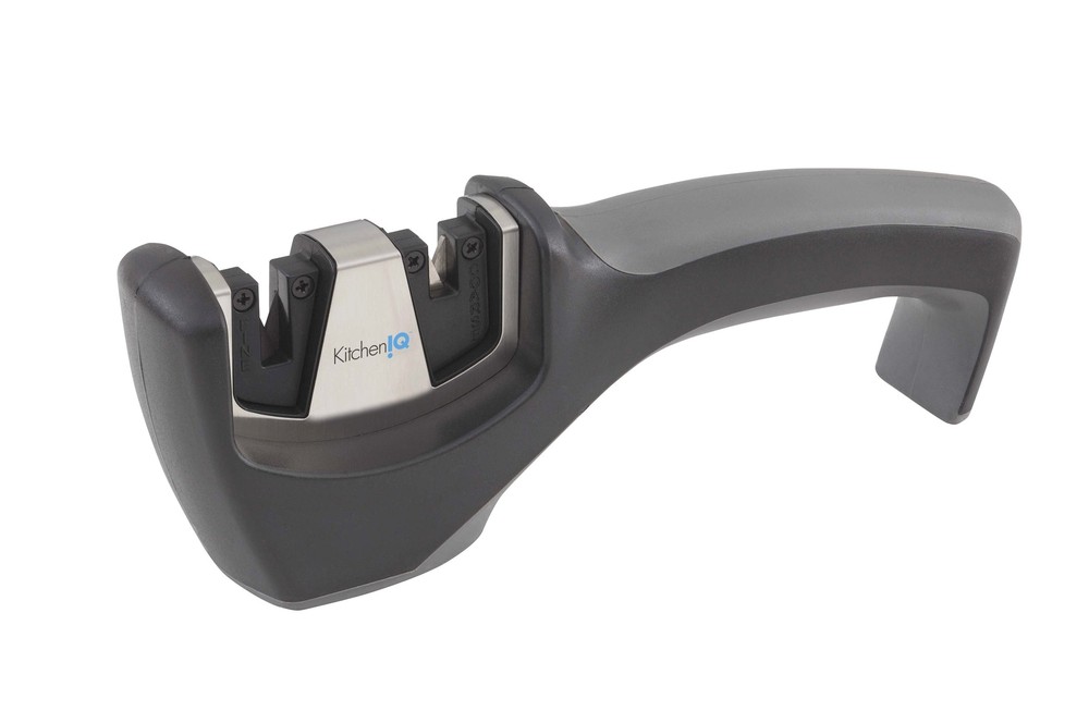 KitchenIQ 50032 Carbide Ceramic Pull-Thru Knife Sharpener