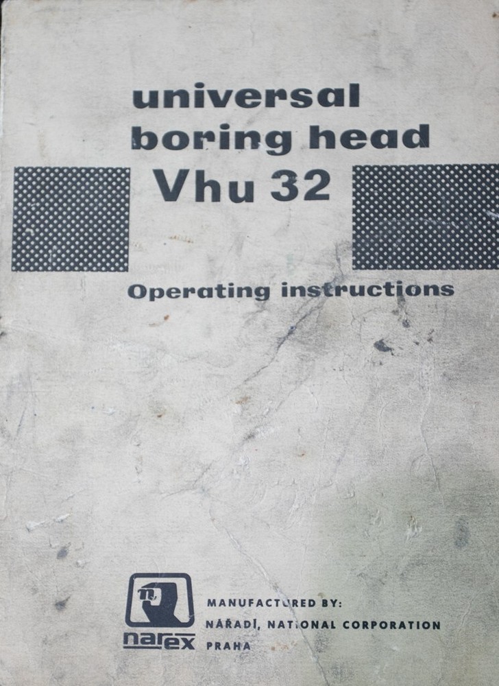 Narex VHU-32 Operations Manual