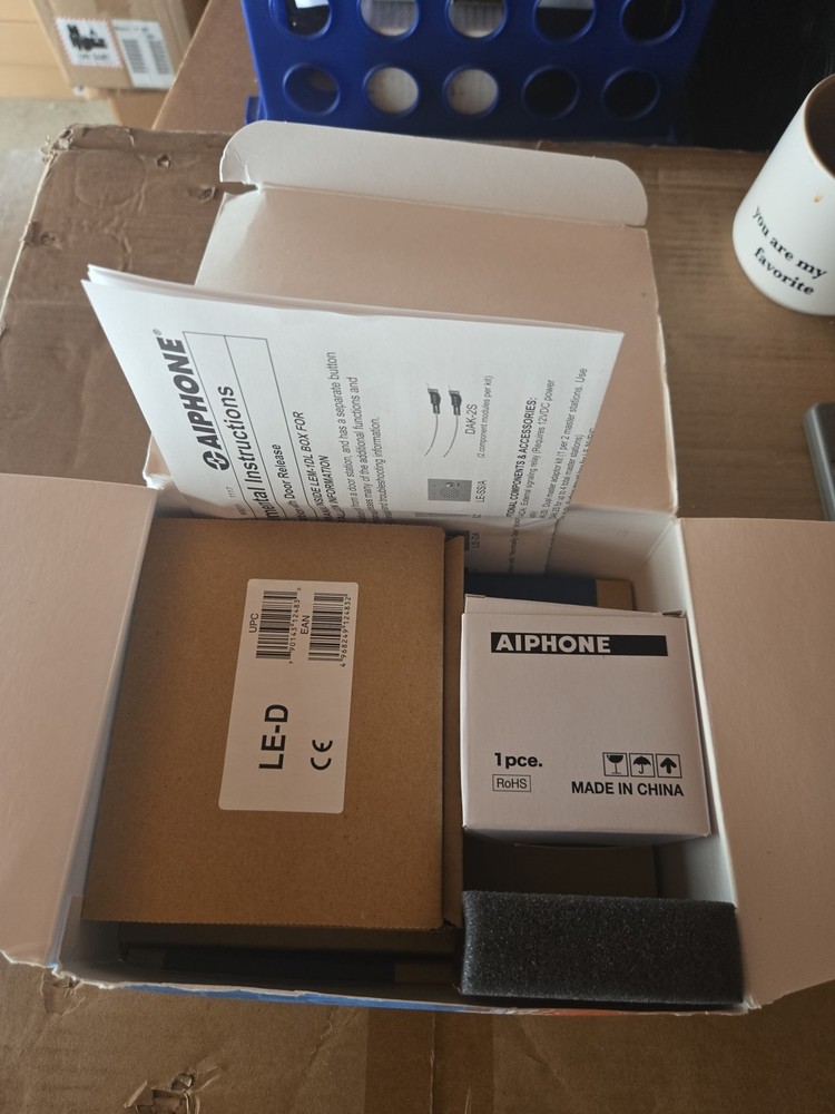 Aiphone LEM-1DLS Access Sentry Set includes LEM-1DL LE-D PT-1210N Intercom