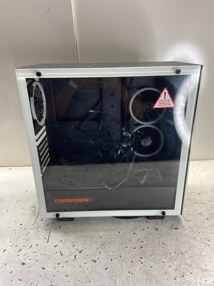 CyberPowerPC Gaming Extreme PC ATX Case White