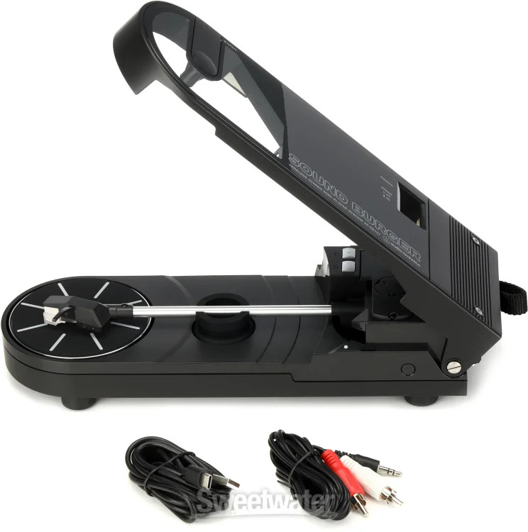 Audio-Technica Sound Burger Portable Bluetooth Turntable - Black