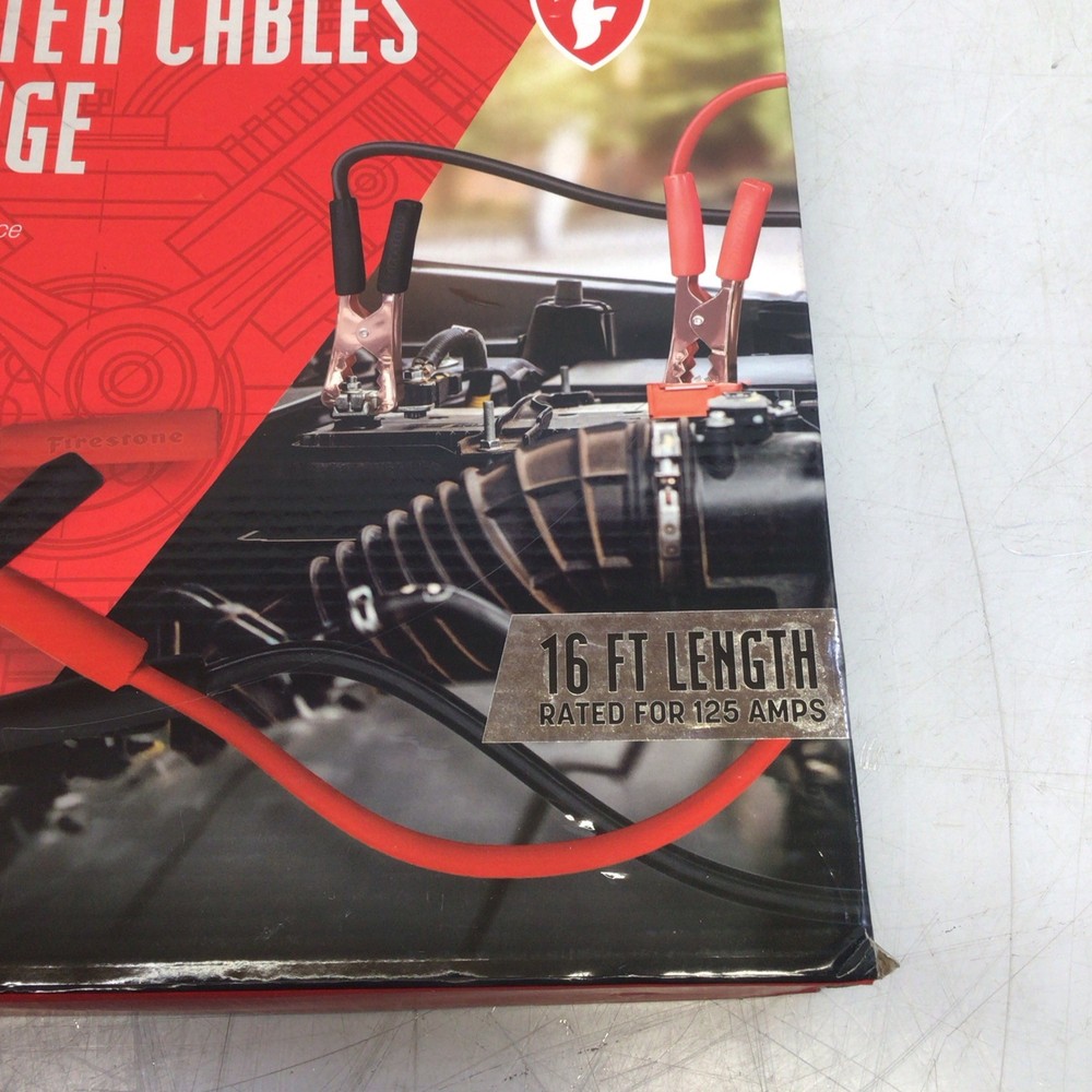 Booster Cable 8 Gauge Firestone Cables 100% Copper