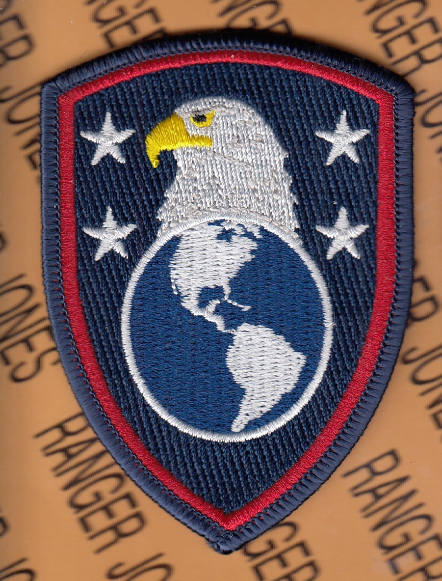 US Army Western Hemisphere Command WHC ~3.75" patch m/e