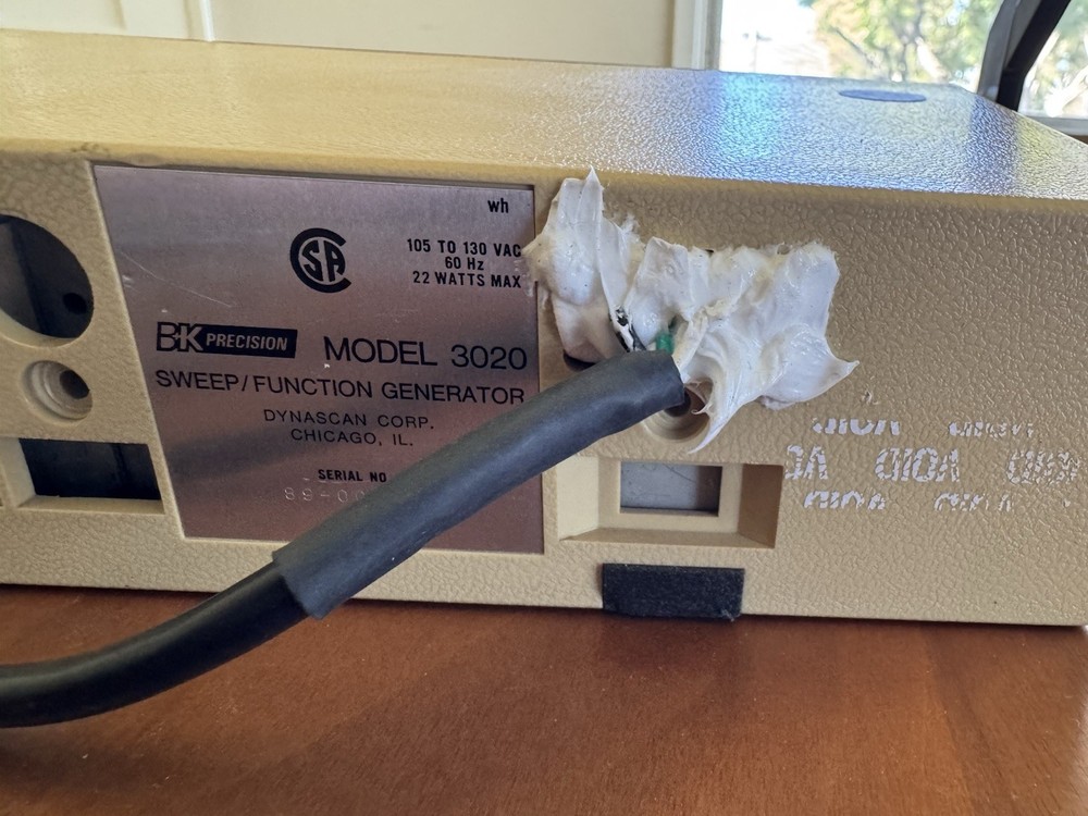 BK Precision 3020 Sweep Function Generator Dynascan Corp AS-IS UNTESTED