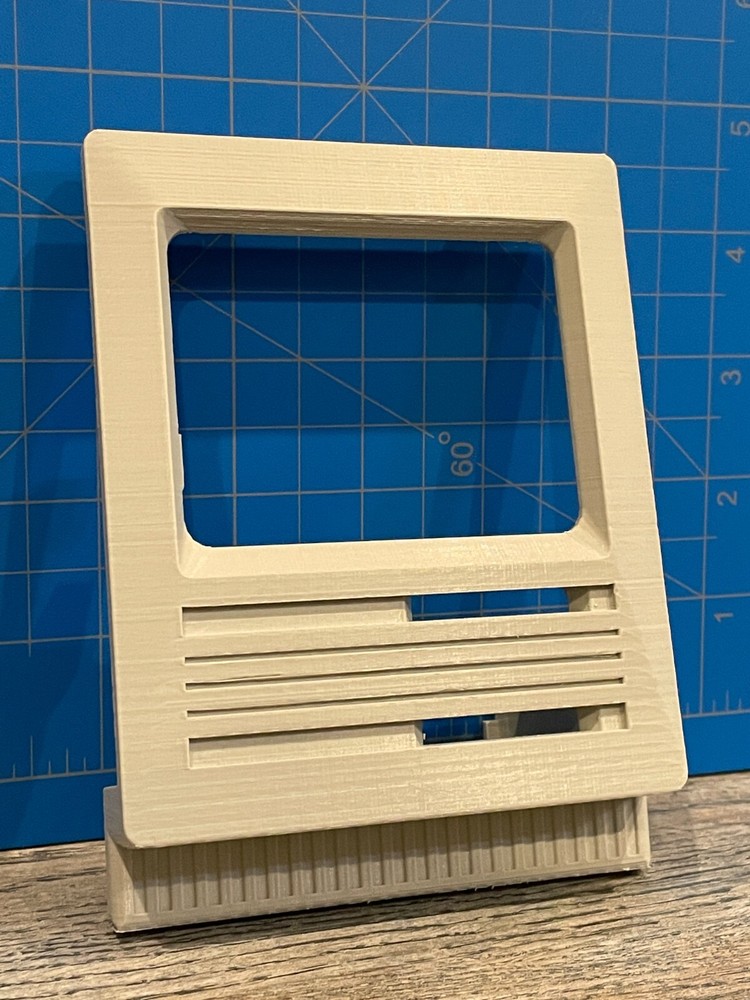 MACINTOSH MINI CUTE 3, 3D PRINTED PARTS FOR 40% SCALE MAC FOR RASPBERRY PI