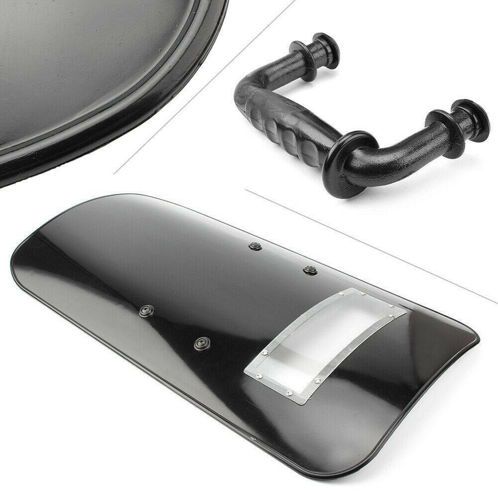 Portable Anti-riot Shield Rectangle Hand-Held Security Protection Durable Shield