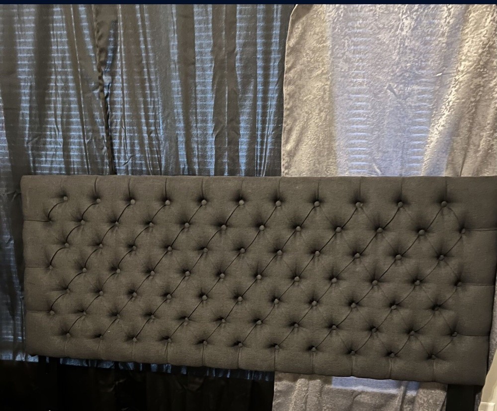 Black queen headboard/full