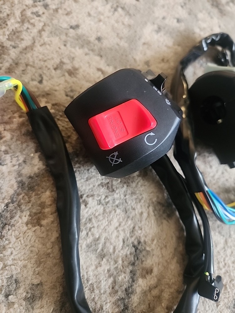 Motorcycle Handlebar Controller Switch, 2X Universal 12V DC 7/8'' Motorcycle